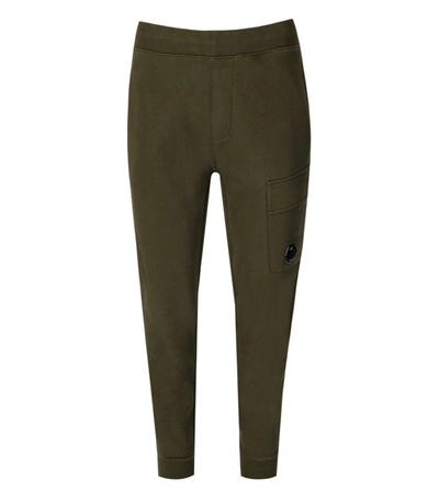 Shop Cp Company X Clarks C.p. Company  Diagonal Raised Fleece Military Green Sweatpants