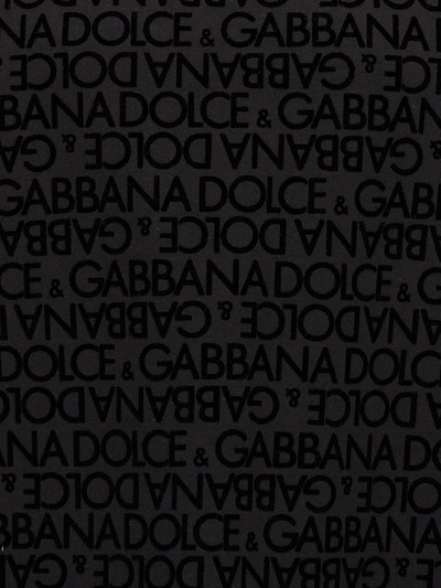 Shop Dolce & Gabbana All Over Logo T-shirt In Black
