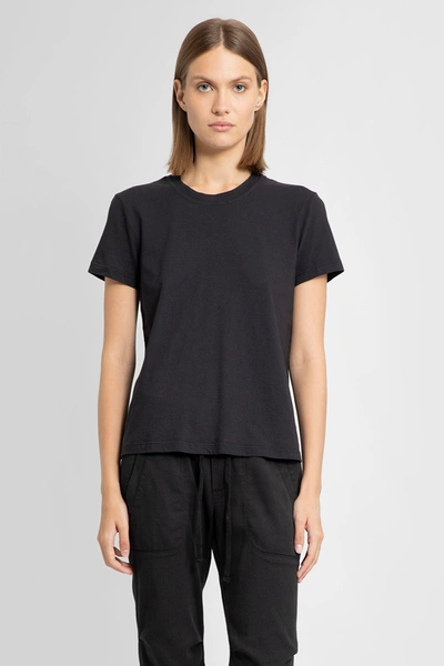 Shop James Perse Woman Black T-shirts