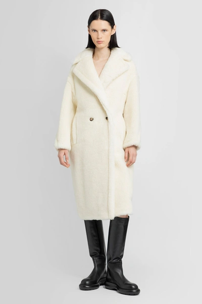 Shop Max Mara Woman White Coats