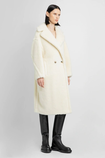 Shop Max Mara Woman White Coats