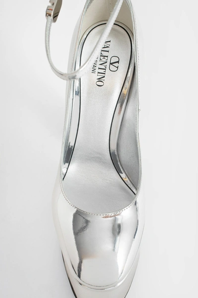 Shop Valentino Woman Silver Pumps