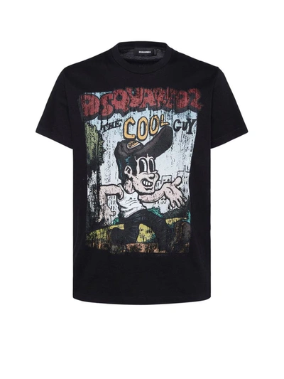 Shop Dsquared2 T-shirt In Black