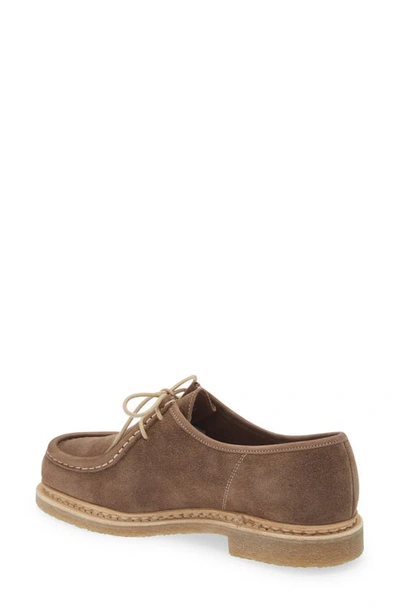 Shop Paraboot Micka Derby In Velours Smoky