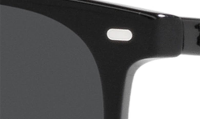 Ray Ban Elliot 52mm Polarized Square Sunglasses In Black