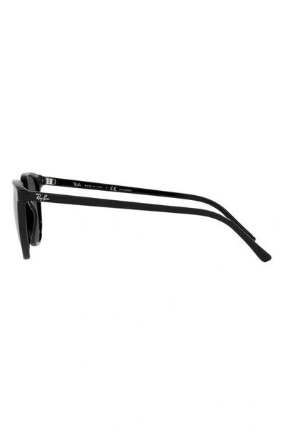 Ray Ban Ray-ban 54mm Polarized Square Sunglasses In Black