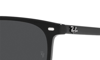 Ray Ban Ray-ban 54mm Polarized Square Sunglasses In Black