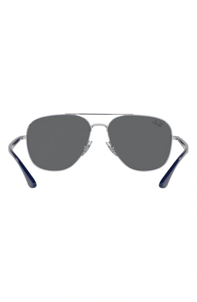 Ray Ban Ray-ban Aviator Frame Sunglasses In Silver