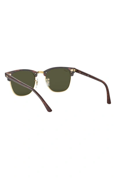 Ray Ban Ray-ban Clubmaster 55mm Square Sunglasses In Tortoise