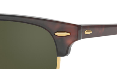 Ray Ban Ray-ban Clubmaster 55mm Square Sunglasses In Tortoise