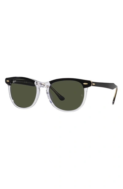 Ray Ban Eagle Eye 56mm Gradient Pillow Sunglasses In Green