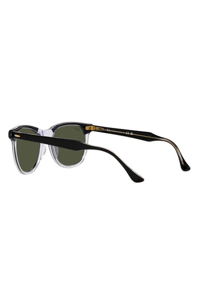 Ray Ban Eagle Eye 56mm Gradient Pillow Sunglasses In Green