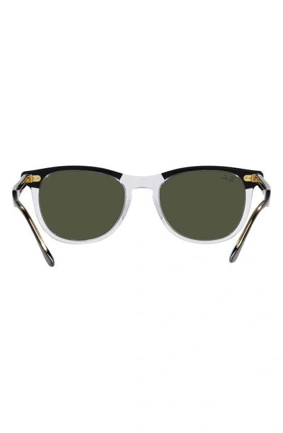 Ray Ban Eagle Eye 56mm Gradient Pillow Sunglasses In Green