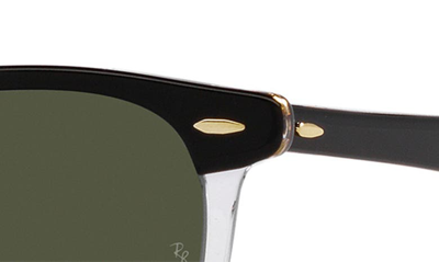 Ray Ban Eagle Eye 56mm Gradient Pillow Sunglasses In Green