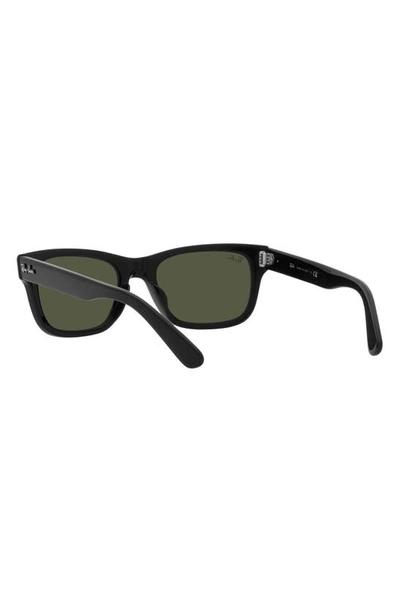 Ray Ban Mr. Burbank 52mm Rectangular Sunglasses In Black
