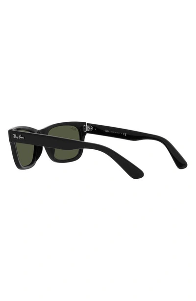 Ray Ban Mr. Burbank 52mm Rectangular Sunglasses In Black