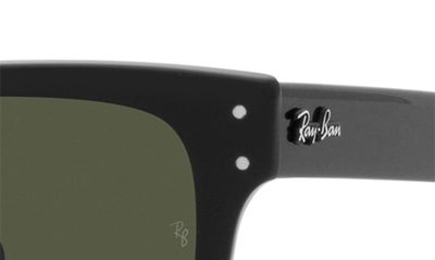 Ray Ban Mr. Burbank 52mm Rectangular Sunglasses In Black