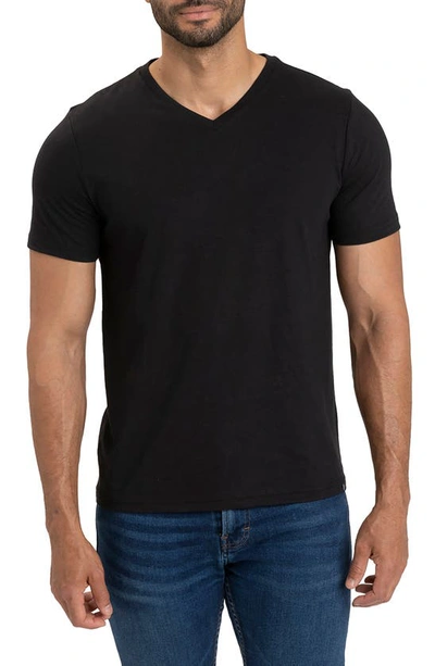 Shop Threads 4 Thought Slim Fit V-neck T-shirt In Black