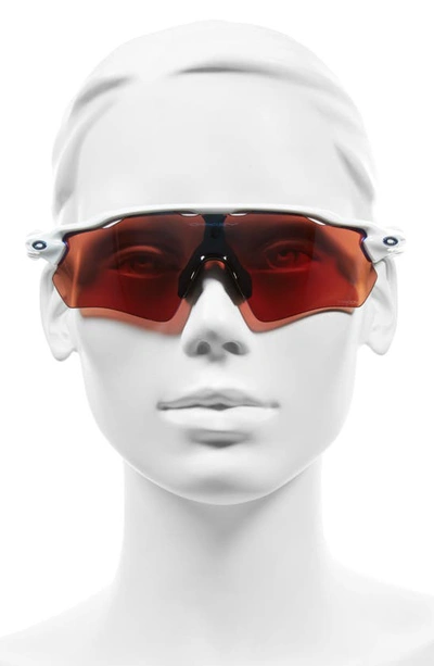 Shop Oakley Radar® Ev Path 50mm Sunglasses In White/ Prizm Sapphire Snow