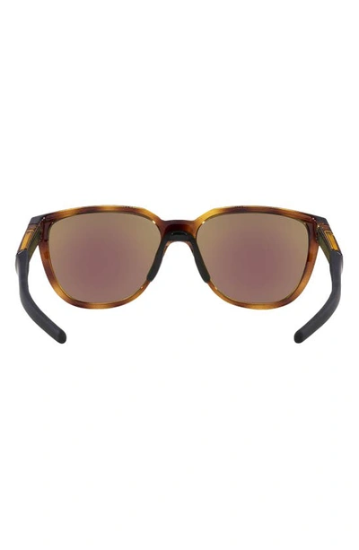 Oakley Actuator 57mm Polarized Rectangular Sunglasses In Tortoise