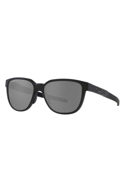 Oakley Actuator 57mm Polarized Rectangular Sunglasses In Matte Black
