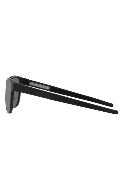 Oakley Actuator 57mm Polarized Rectangular Sunglasses In Matte Black