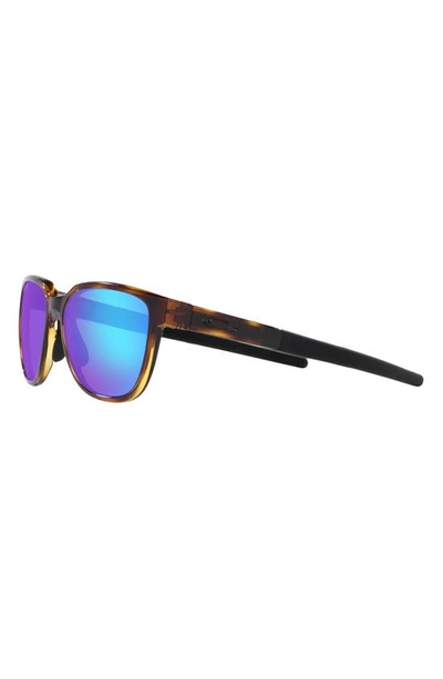 Oakley Actuator 57mm Polarized Rectangular Sunglasses In Tortoise
