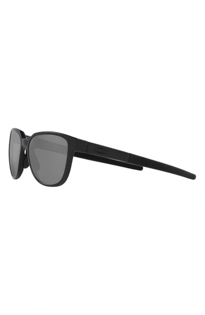 Oakley Actuator 57mm Polarized Rectangular Sunglasses In Matte Black
