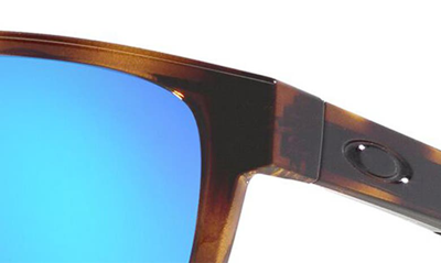 Oakley Actuator 57mm Polarized Rectangular Sunglasses In Tortoise