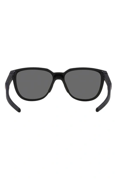 Oakley Actuator 57mm Polarized Rectangular Sunglasses In Matte Black