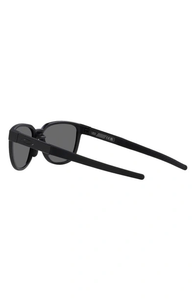 Oakley Actuator 57mm Polarized Rectangular Sunglasses In Matte Black