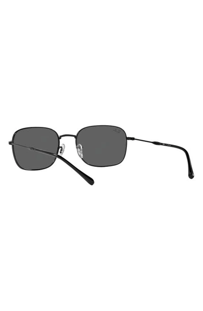 Ray Ban 57mm Pillow Sunglasses In Black