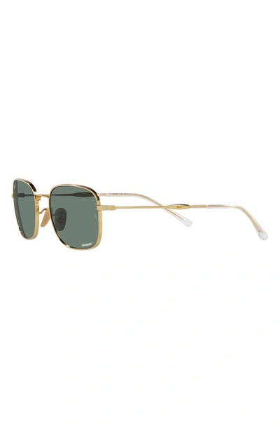 Ray Ban 57mm Polarized Pillow Sunglasses In Polar Grey