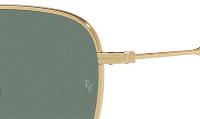 Ray Ban 57mm Polarized Pillow Sunglasses In Polar Grey