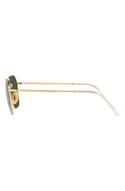 Ray Ban Jim 53mm Irregular Sunglasses In Gold Flash
