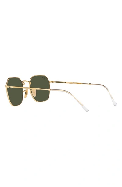 Ray Ban Jim 53mm Irregular Sunglasses In Gold Flash
