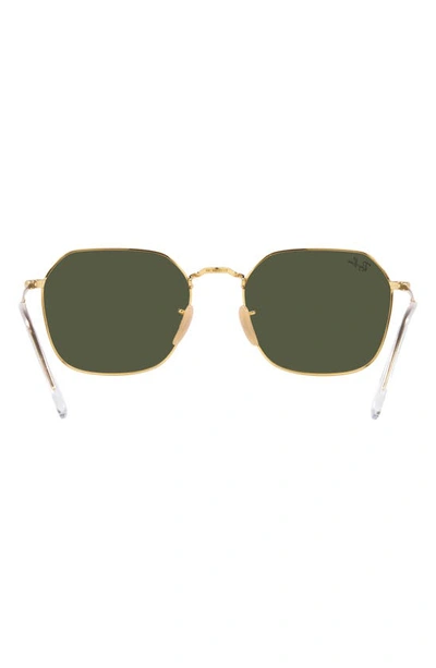Ray Ban Jim 53mm Irregular Sunglasses In Gold Flash