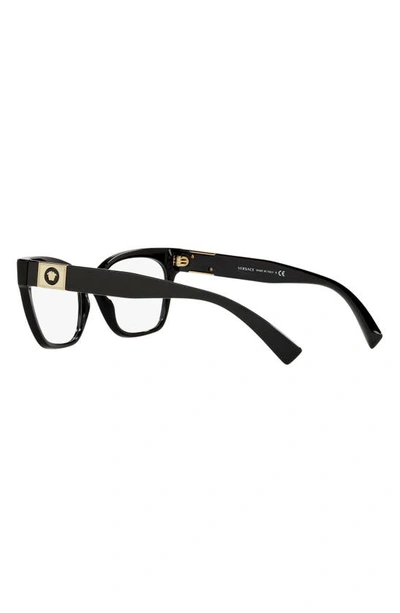 Shop Versace 53mm Optical Glasses In Black