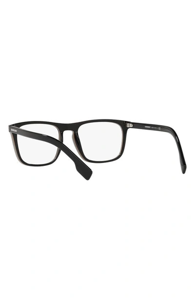 Shop Burberry Bolton 56mm Square Optical Glasses In Black