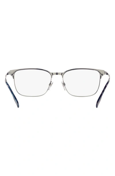 Shop Burberry Malcolm 55mm Rectangular Optical Glasses In Blue