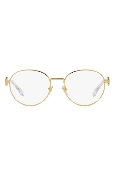 Shop Versace 48mm Phantos Optical Glasses In Gold