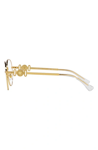 Shop Versace 48mm Phantos Optical Glasses In Gold
