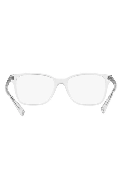 Versace 55mm Pillow Optical Glasses In Crystal