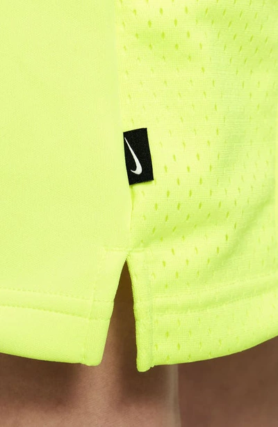 Shop Nike Kids' Dri-fit Tunic In Volt/ Volt/ White