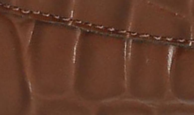 Shop Naturalizer Nina Platform Bit Loafer In Cappuccino Croc Brown Leather