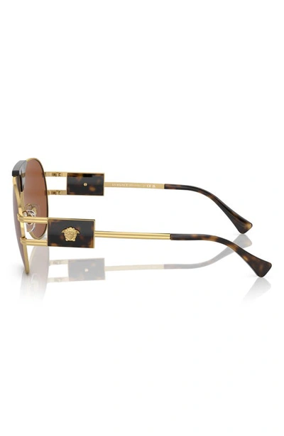Versace Man Sunglasses Ve2252 In Gold