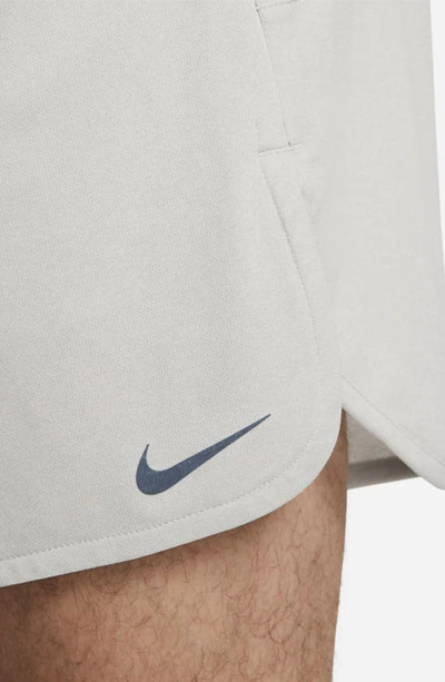 Shop Nike Run Division Stride Running Shorts In Light Iron Ore