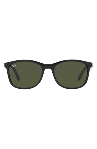 Shop Ray Ban Ray-ban 58mm Square Sunglasses In Black