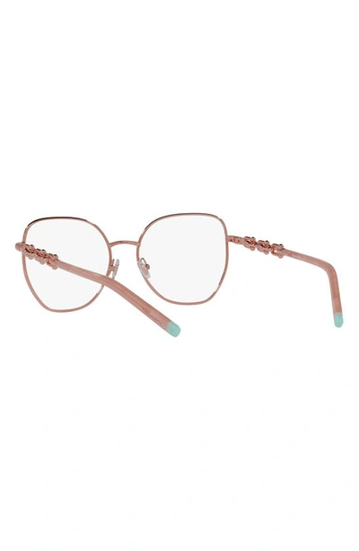 Shop Tiffany & Co . 55mm Butterfly Optical Glasses In Black