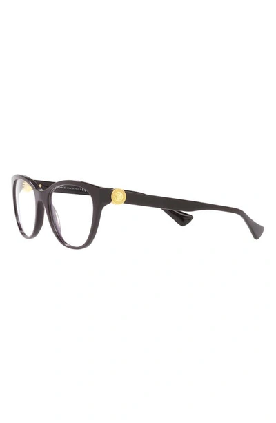 Shop Versace 55mm Cat Eye Optical Glasses In Plum